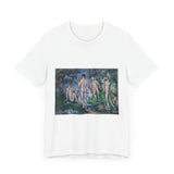 Masters of Art Paul Cézanne Group of Bathers Unisex Jersey Short Sleeve T-Shirt - POPvault