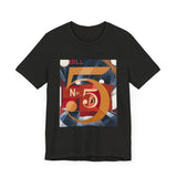 Masters of Art Charles Demuth I Saw the Figure 5 in Gold Unisex Jersey Short Sleeve T-Shirt - POPvault