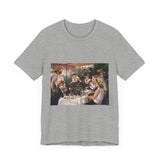 Masters of Art Pierre - Auguste Renoir's Luncheon of the Boating Party Unisex Jersey Short Sleeve T-Shirt - POPvault