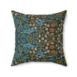 Masters of Art William Morris Cray Square Indoor Accent Pillow V.12 - POPvault