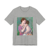 Masters of Art Mary Cassatt Mother and Child Unisex Jersey Short Sleeve T-Shirt - POPvault