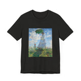 Masters of Art Claude Monet's Madame Monet and Her Son Unisex Jersey Short Sleeve T-Shirt - POPvault