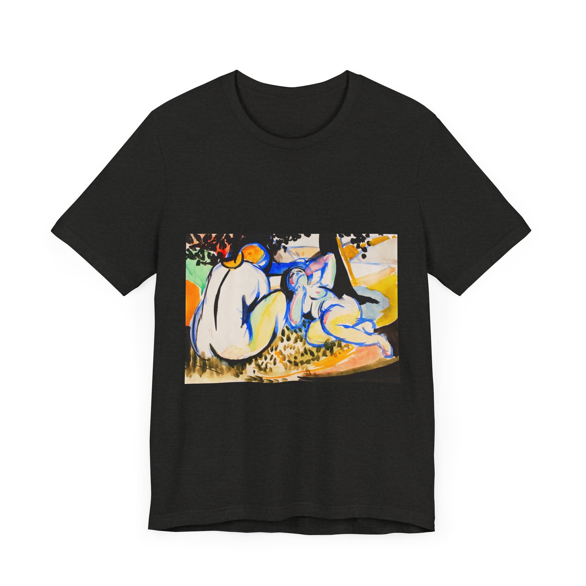 Masters of Art Henry Lyman Sayen Nudes Unisex Jersey Short Sleeve T-Shirt - POPvault