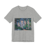 Masters of Art Paul Cézanne Group of Bathers Unisex Jersey Short Sleeve T-Shirt - POPvault