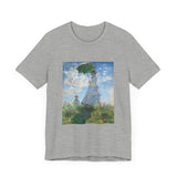 Masters of Art Claude Monet's Madame Monet and Her Son Unisex Jersey Short Sleeve T-Shirt - POPvault