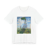 Masters of Art Claude Monet's Madame Monet and Her Son Unisex Jersey Short Sleeve T-Shirt - POPvault
