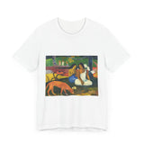 Masters of Art Paul Gauguin's Arearea Unisex Jersey Short Sleeve T-Shirt - POPvault