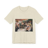 Masters of Art Pierre - Auguste Renoir's Luncheon of the Boating Party Unisex Jersey Short Sleeve T-Shirt - POPvault