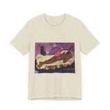 Masters of Art Paul Gauguin's Spirit of the Dead Watching Unisex Jersey Short Sleeve T-Shirt - POPvault