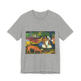 Masters of Art Paul Gauguin's Arearea Unisex Jersey Short Sleeve T-Shirt - POPvault
