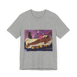 Masters of Art Paul Gauguin's Spirit of the Dead Watching Unisex Jersey Short Sleeve T-Shirt - POPvault