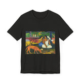 Masters of Art Paul Gauguin's Arearea Unisex Jersey Short Sleeve T-Shirt - POPvault