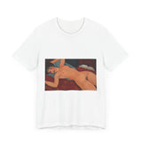 Masters of Art Amedeo Modigliani's Nu couché Unisex Jersey Short Sleeve T-Shirt - POPvault