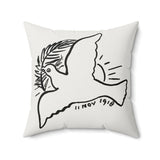 Masters of Art Leo Gestel Peace Dove Square Indoor Accent Pillow - POPvault