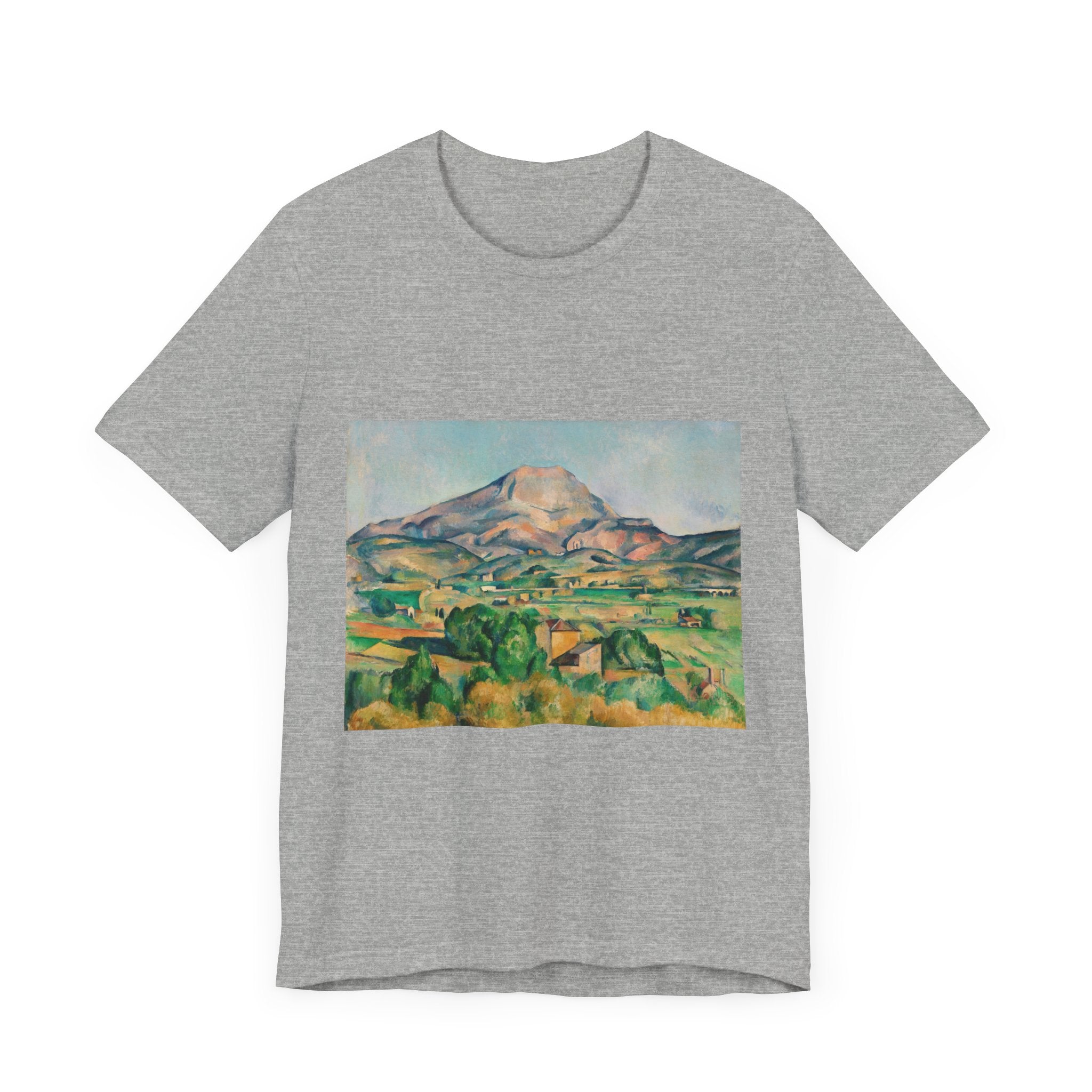 Masters of Art Paul Cézanne Mont Sainte - Victoire Unisex Jersey Short Sleeve T-Shirt - POPvault