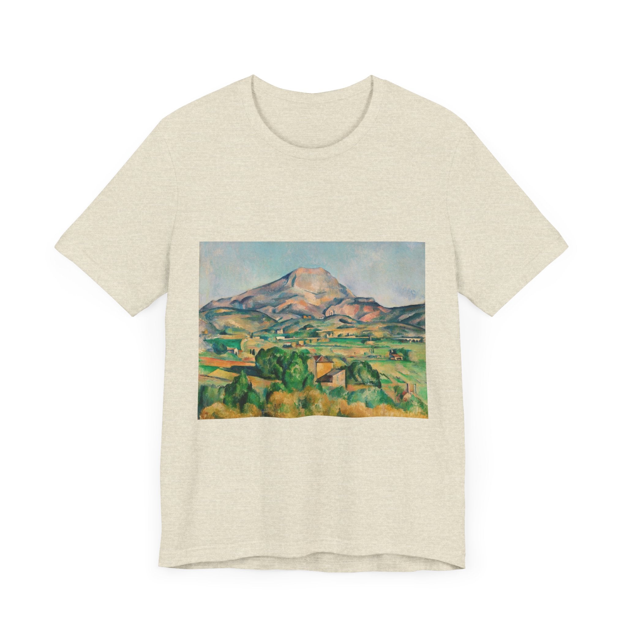 Masters of Art Paul Cézanne Mont Sainte - Victoire Unisex Jersey Short Sleeve T-Shirt - POPvault