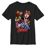 Boy's Marvel Avengers Classic Group Collage T-Shirt - POPvault