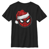 Boy's Marvel Spidey Santa Hat T-Shirt - POPvault