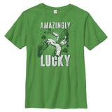 Boy's Marvel St. Patrick's Day Spider - Man Amazingly Lucky T-Shirt - POPvault