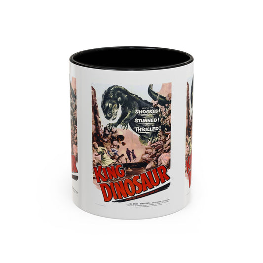 Cult Classic Movie Poster Art Accent Coffee Mug (11, 15oz) - King Dinosaur 1955 - Mug