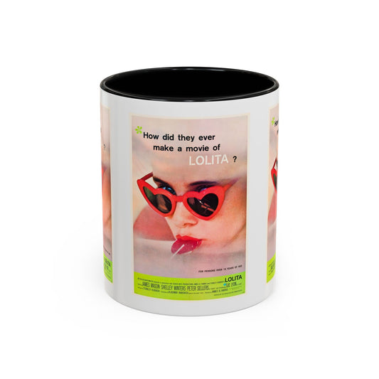 Cult Classic Movie Poster Art Accent Coffee Mug (11, 15oz) - Lolita 1962 - Mug