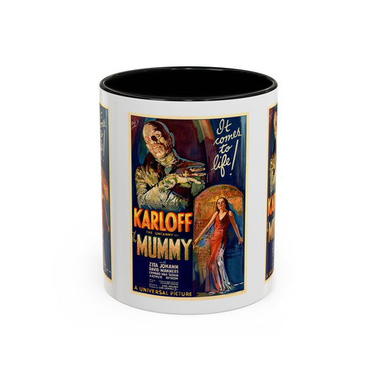 Cult Classic Movie Poster Art Accent Coffee Mug (11, 15oz) - Mummy 1932 - Mug