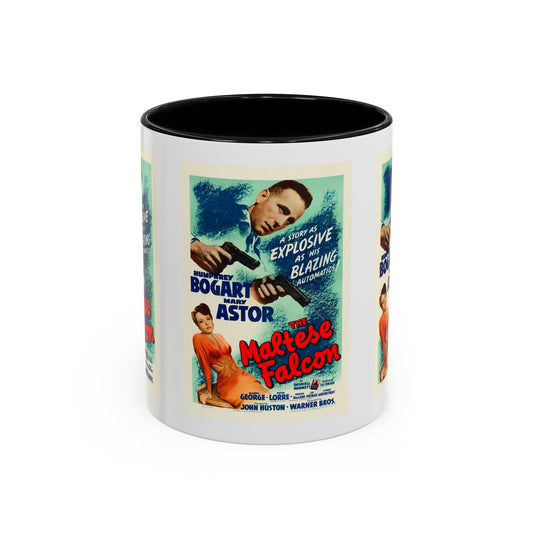 Cult Classic Movie Poster Art Accent Coffee Mug (11, 15oz) - Maltese Falcon 1941 - Mug