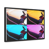 Custom Vintage Auto Cadillac Pop Art Gallery Canvas Wraps, Horizontal Wood Frame - POPvault