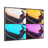 Vintage Auto Cadillac Pop Art Gallery Canvas Wraps, Horizontal Wood Frame - POPvault