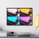 Vintage Auto Cadillac Pop Art Gallery Canvas Wraps, Horizontal Wood Frame - POPvault