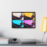 Vintage Auto Cadillac Pop Art Gallery Canvas Wraps, Horizontal Wood Frame - POPvault