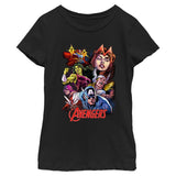 Girl's Marvel Avengers Classic Group Collage T-Shirt - POPvault