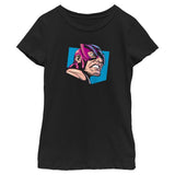 Girl's Marvel Avengers Classic Hawkeye CoseUp T-Shirt - POPvault