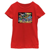 Girl's Marvel Avengers Classic The Avengers 60th Cover T-Shirt - POPvault