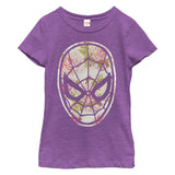 Girl's Marvel Light Floral Spidey T-Shirt - POPvault