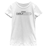 Girl's Marvel Moon Knight Black Logo T-Shirt - POPvault