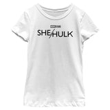 Girl's Marvel She Hulk Black Logo T-Shirt - POPvault