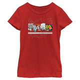 Girl's Marvel Spider - Man Beyond Amazing COMIC CLIPPINGS BEYOND T-Shirt - POPvault