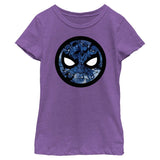 Girl's Marvel Spider - Man Beyond Amazing MASK CIRCLE SPIDEYS T-Shirt - POPvault