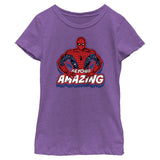 Girl's Marvel Spider - Man Beyond Amazing SPIDEY POSE BEYOND T-Shirt - POPvault