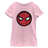 Girl's Marvel Spider - Man Beyond Amazing SPIDEY SKETCH CIRCLE T-Shirt - POPvault