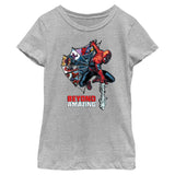 Girl's Marvel Spider - Man Beyond Amazing WEB COMIC HALF T-Shirt - POPvault
