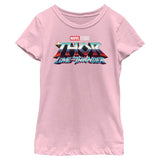 Girl's Marvel Thunder Logo T-Shirt - POPvault