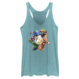 Junior's Marvel Avengers Classic Avengers Group Shot Tank Top - POPvault