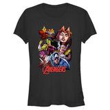 Junior's Marvel Avengers Classic Group Collage T-Shirt - POPvault