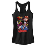 Junior's Marvel Avengers Classic Group Collage Tank Top - POPvault