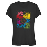 Junior's Marvel Avengers Classic Heroes BoxUp T-Shirt - POPvault