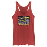Junior's Marvel Avengers Classic The Avengers 60th Cover Tank Top - POPvault