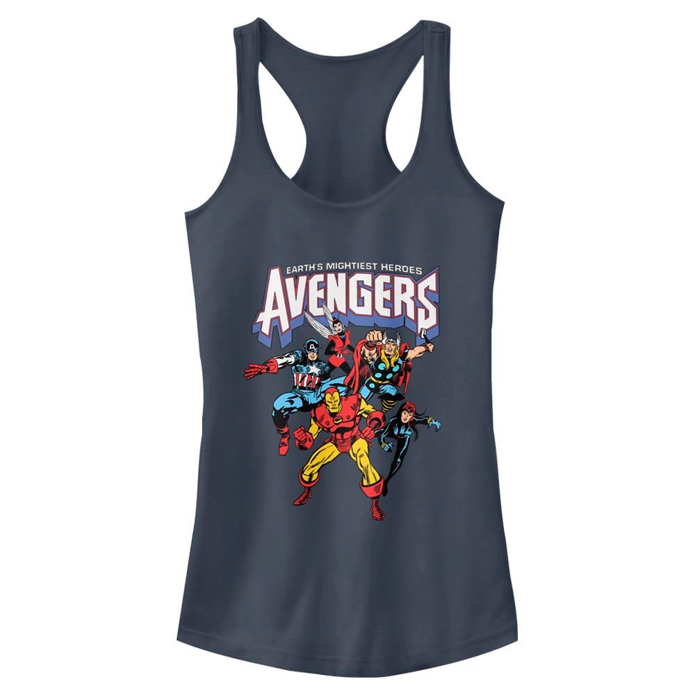 Junior's Marvel AVENGERS HEROES Tank Top - POPvault