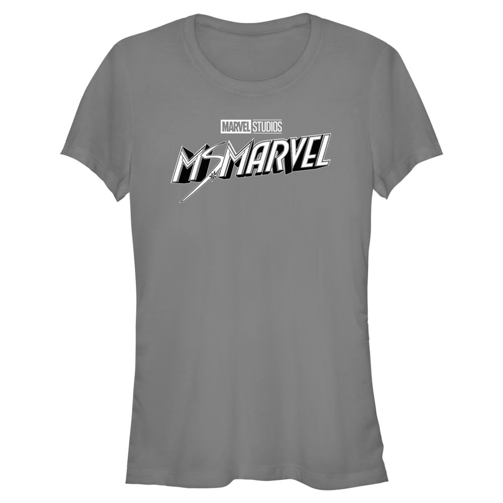 Junior's Marvel Black and White T-Shirt - POPvault